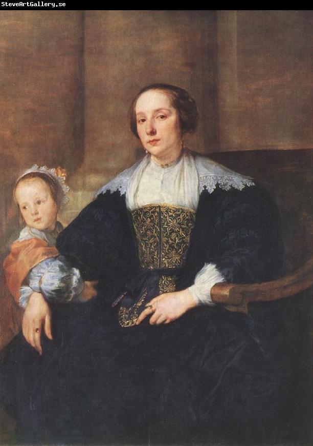 DYCK, Sir Anthony Van The Wife and Daughter of Colyn de Nole fg